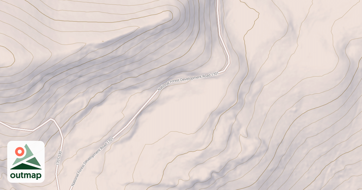 Map of NORTH FORK WENAS CREEK