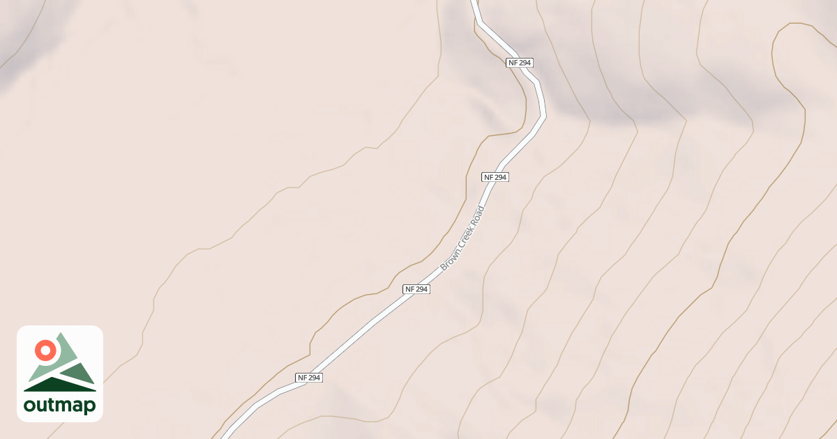 Map of BROWNS CREEK