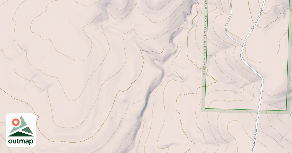Map of ELMO TURNPIKE