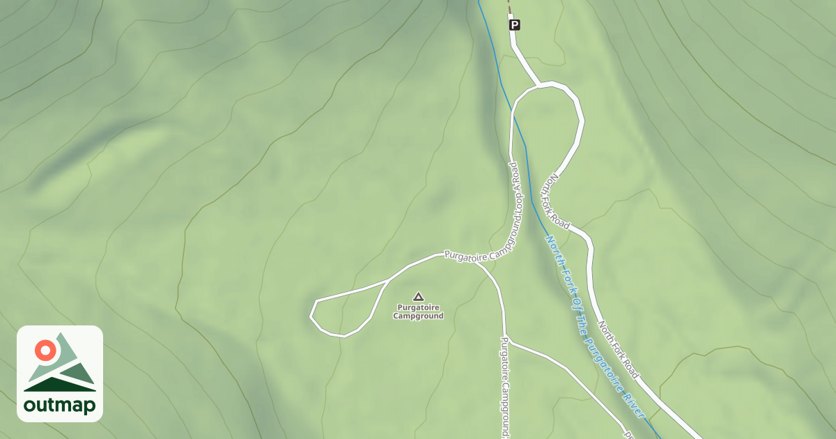 Map of PURGATOIRE C.G. LOOP A