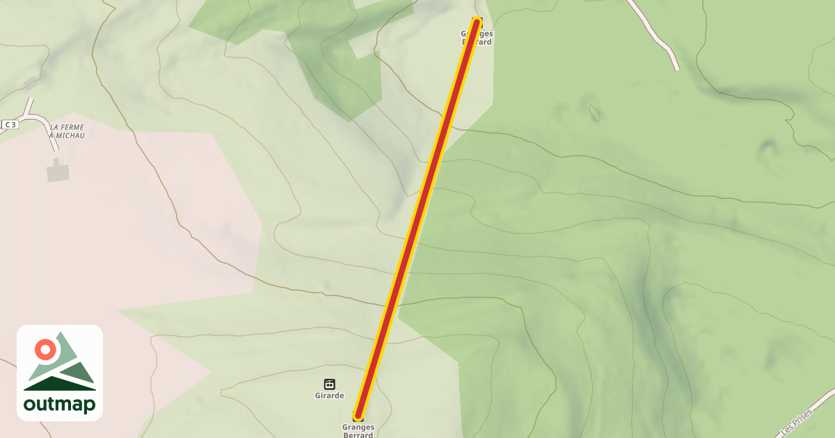Map of Granges Berrard