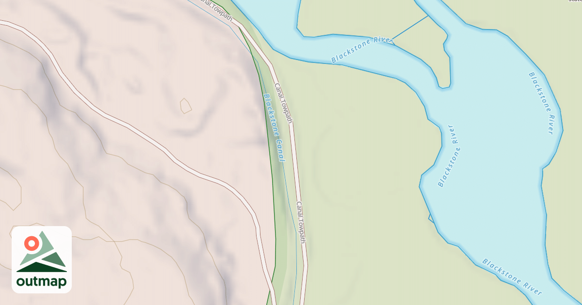 Map of Towpath Trail