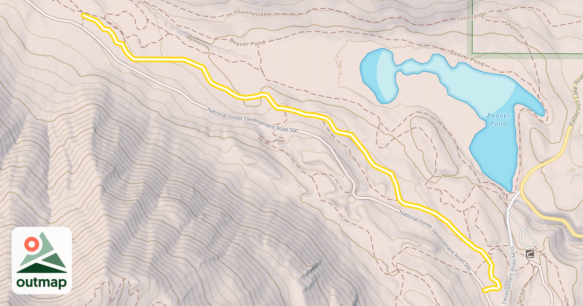 Map of Yellow Jacket