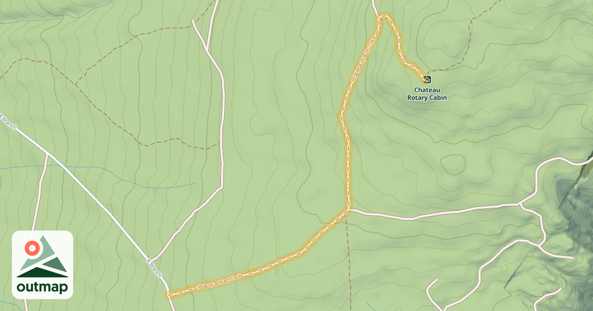 Map of Chateau Rotary Trail