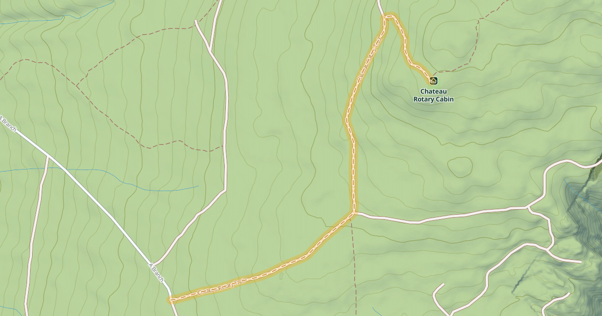 Map preview of Chateau Rotary Trail