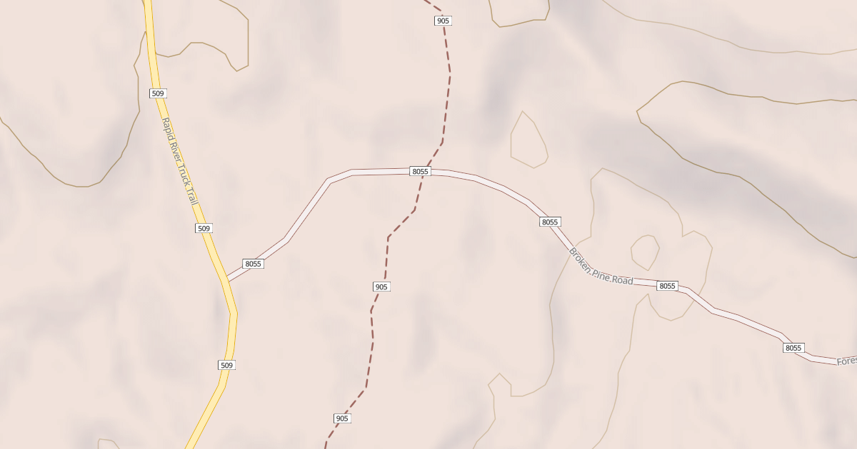 Map preview of BROKEN PINE