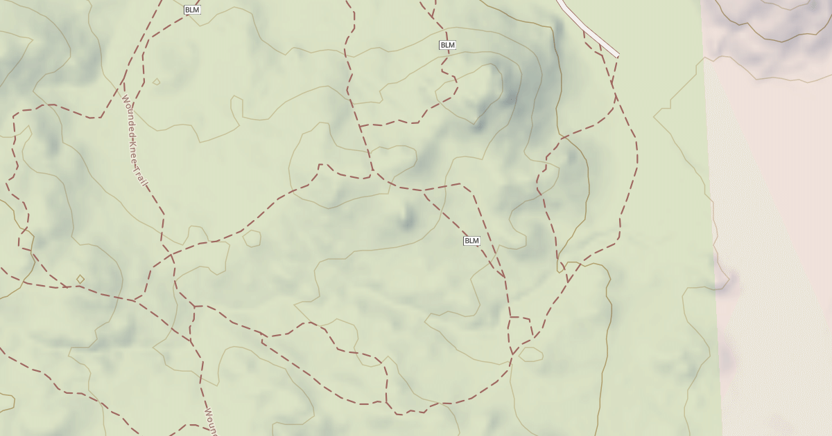Map preview of BLM National GTLF Public Motorized Trails a0c6db0a-e17f-487d-b7c9-cc07ed9d9309