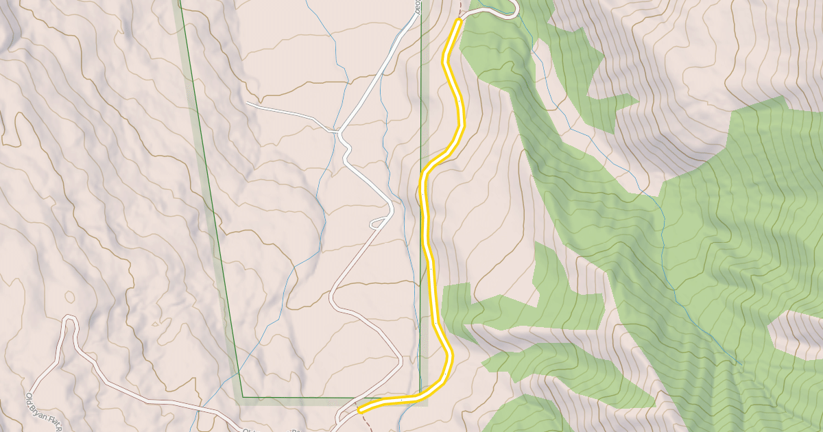 Map preview of Rimrock Trail