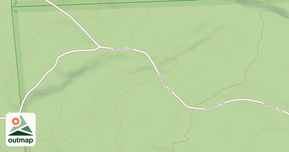 Map of Corridor 4/7/Catamount Trail