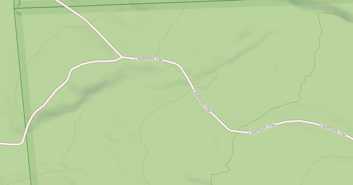 Map preview of Corridor 4/7/Catamount Trail