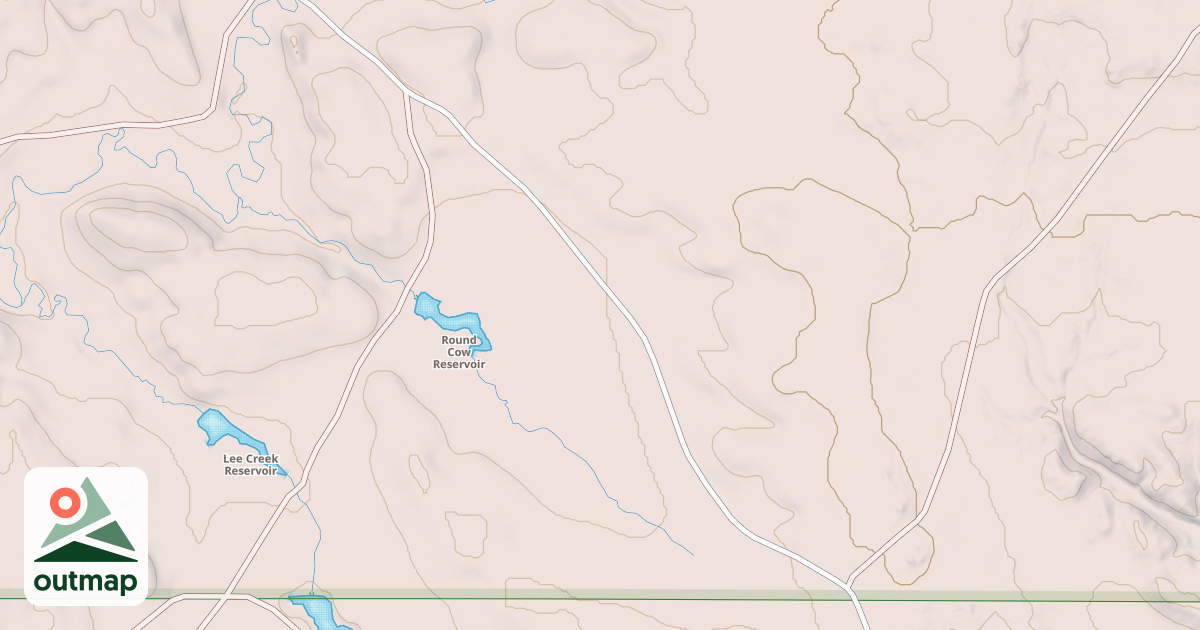 Map of POKER JIM N FORK LEE