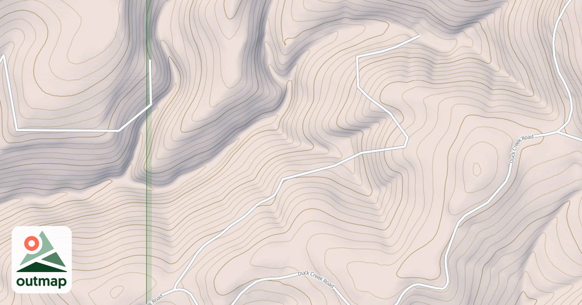 Map of UPPER DUCK