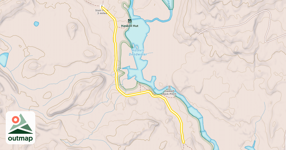 Map of International Appalachian Trail