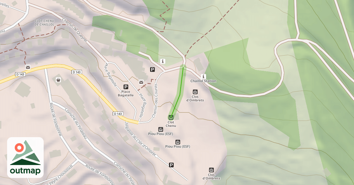 Map of Clot Chenu