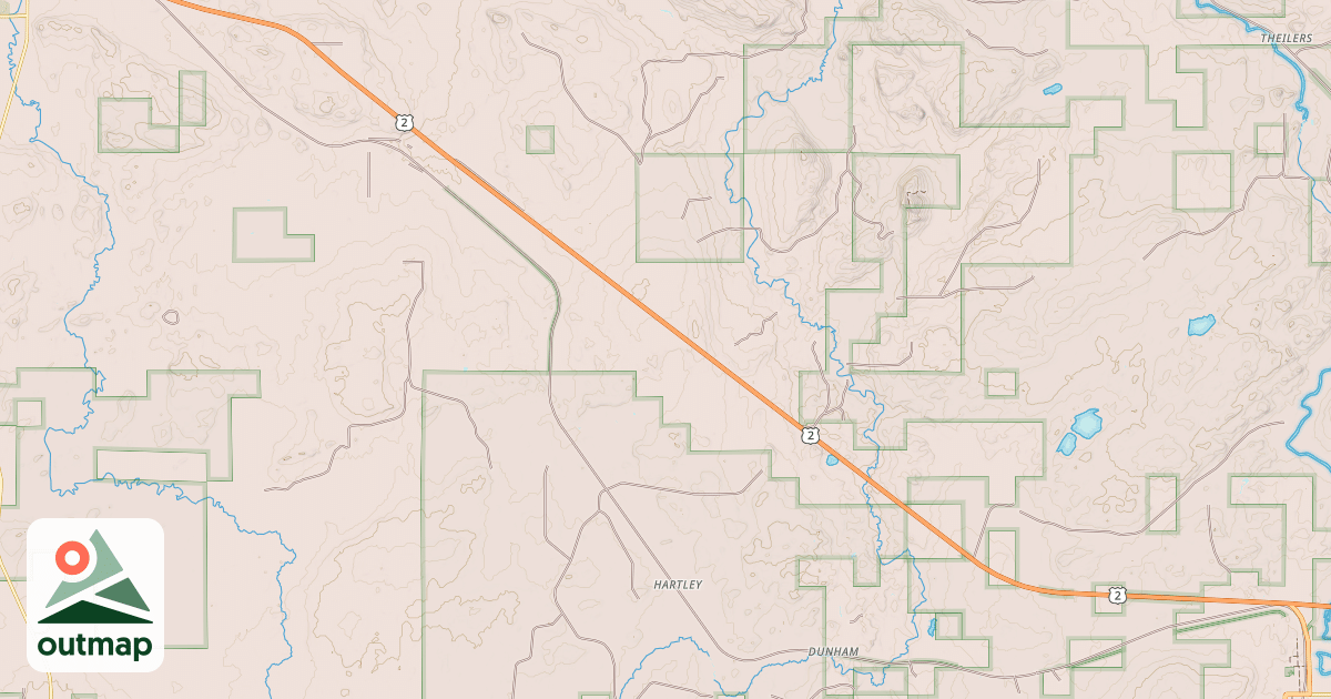 Map of BESSEMER SNOWMOBILE #2