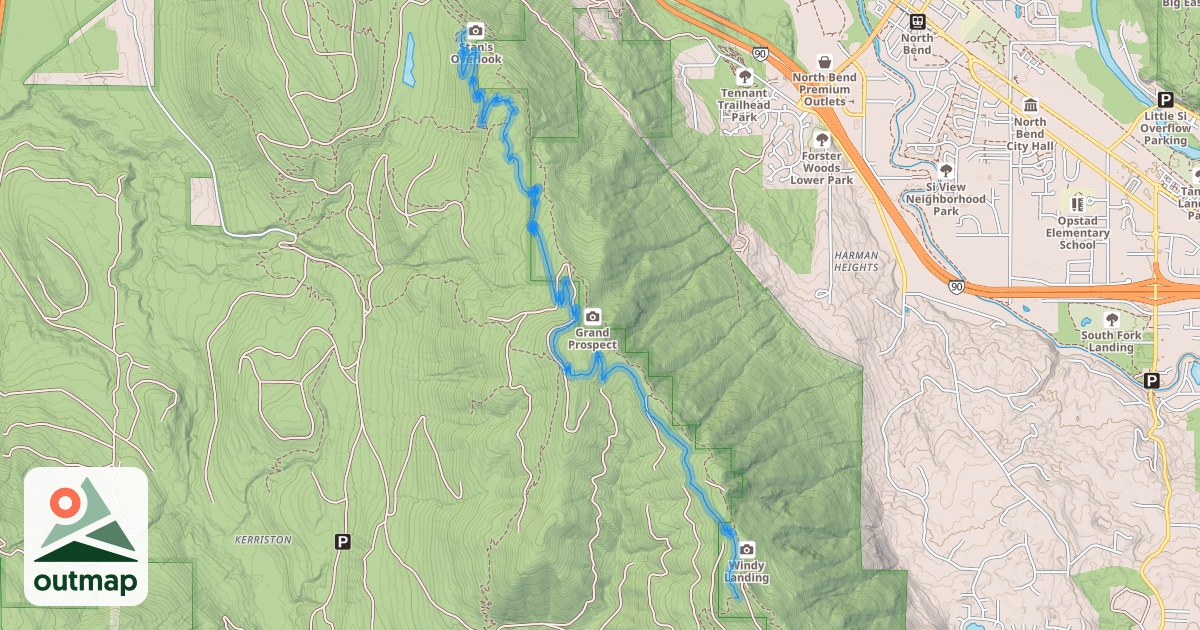 Map of Raging Ridge