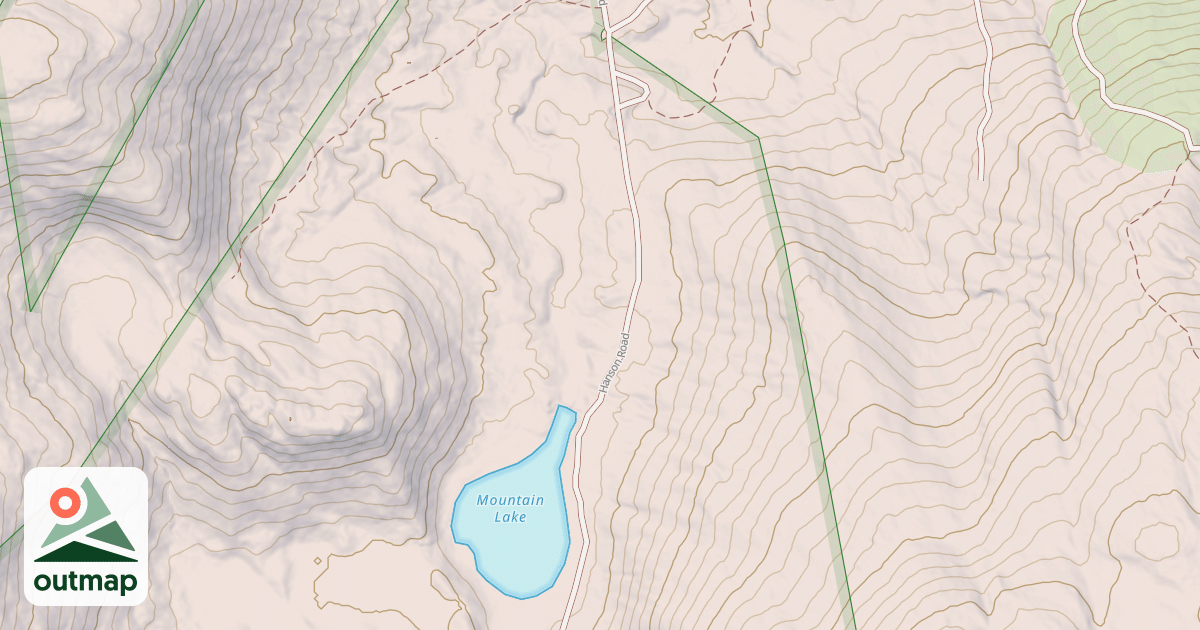 Map of Hanson Road