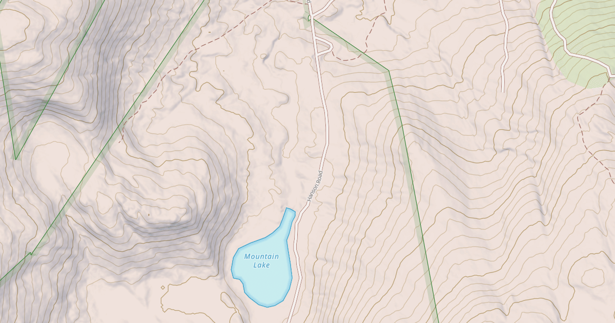 Map preview of Hanson Road