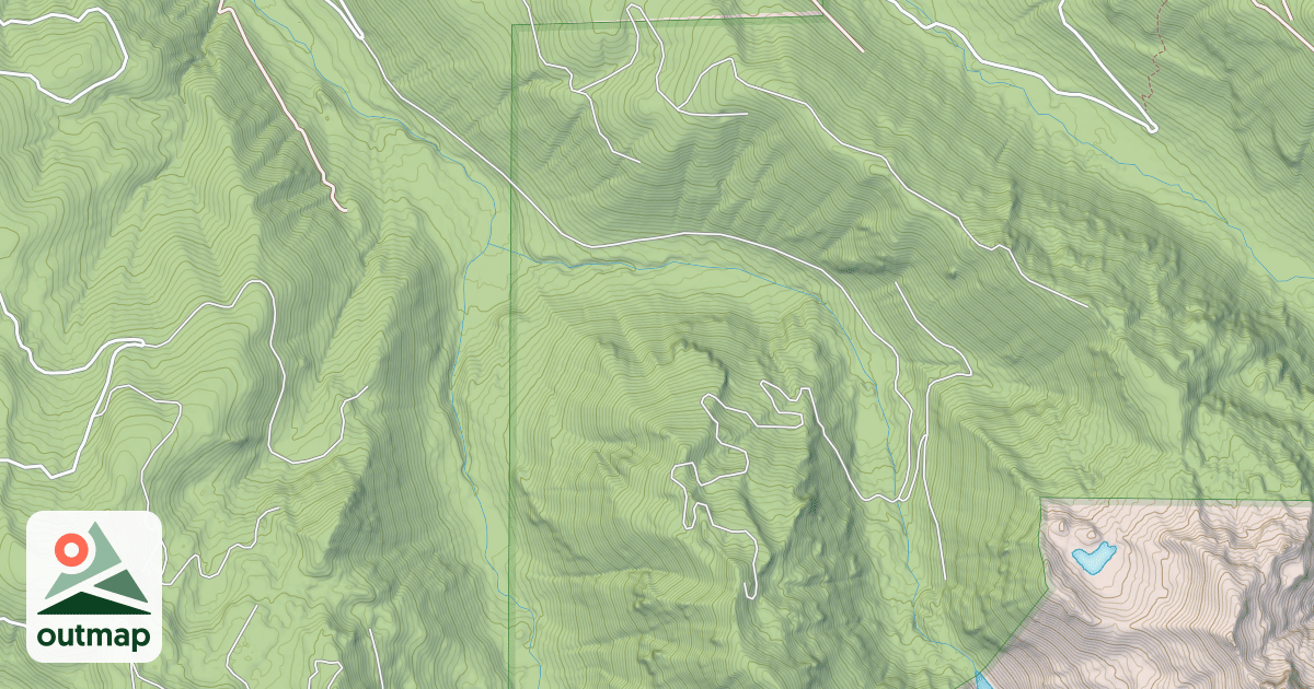 Map of MIDDLE FORK