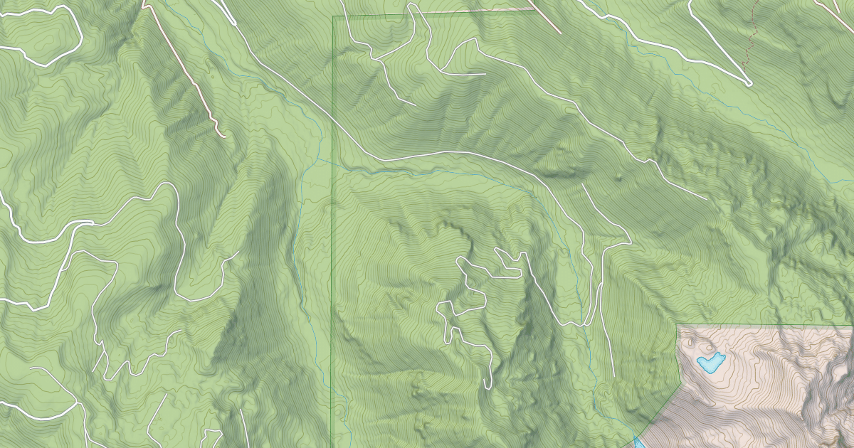 Map preview of MIDDLE FORK