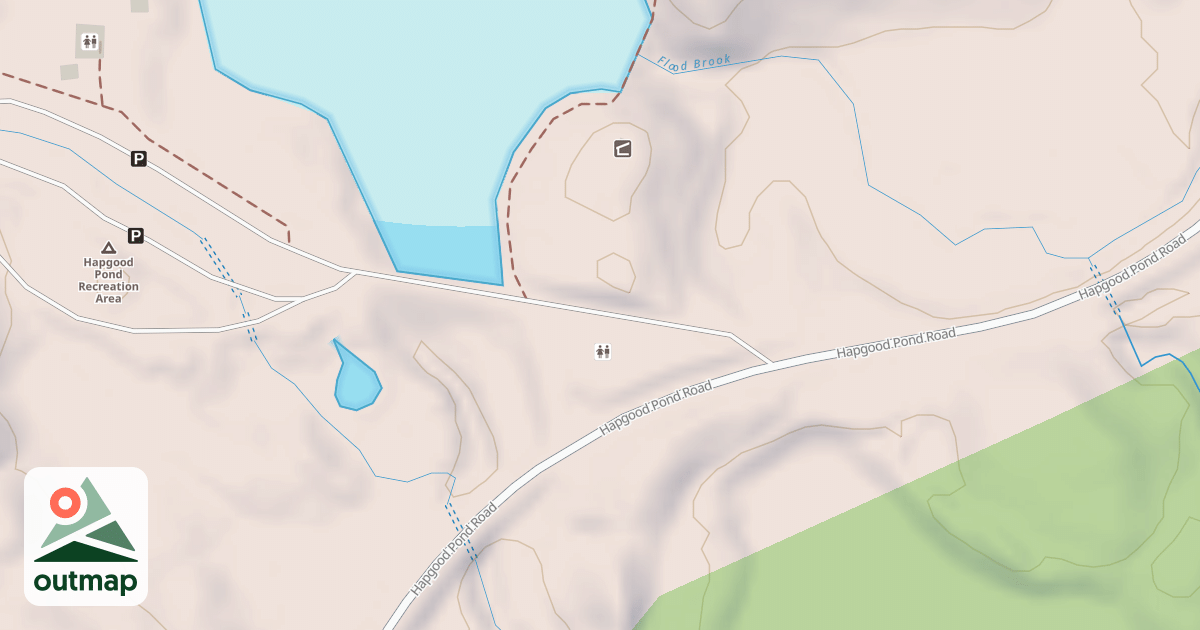 Map of HAPGOOD SPUR A