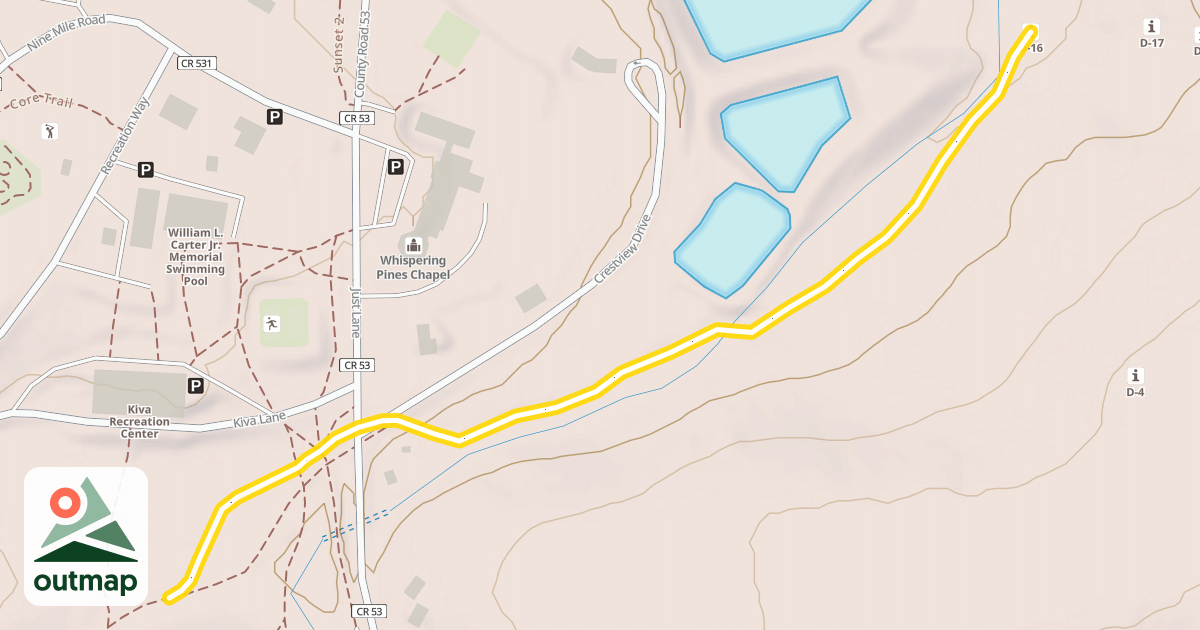 Map of Loppet's Trail