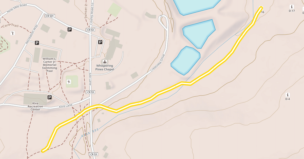 Map preview of Loppet's Trail