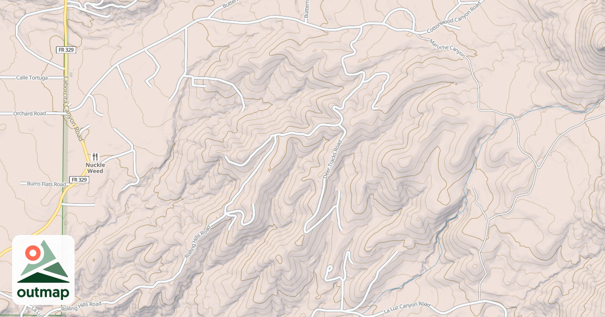Map of USFS National Forest System Roads {BD435807-964C-48C4-B7D8-83D72B608E9F}