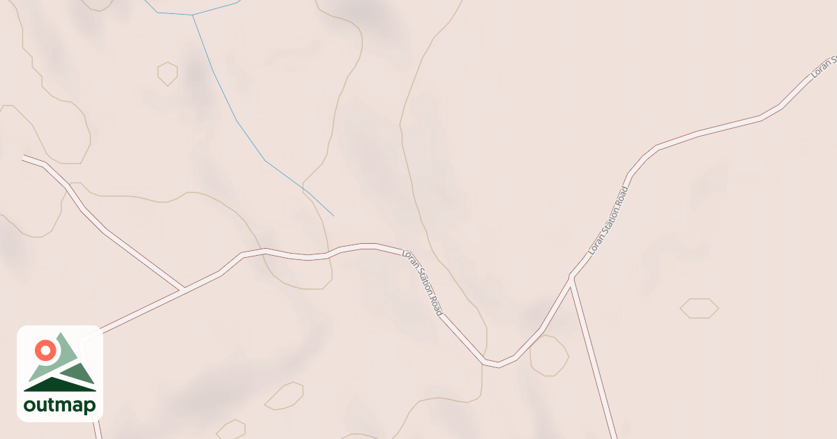 Map of LORAN STATION