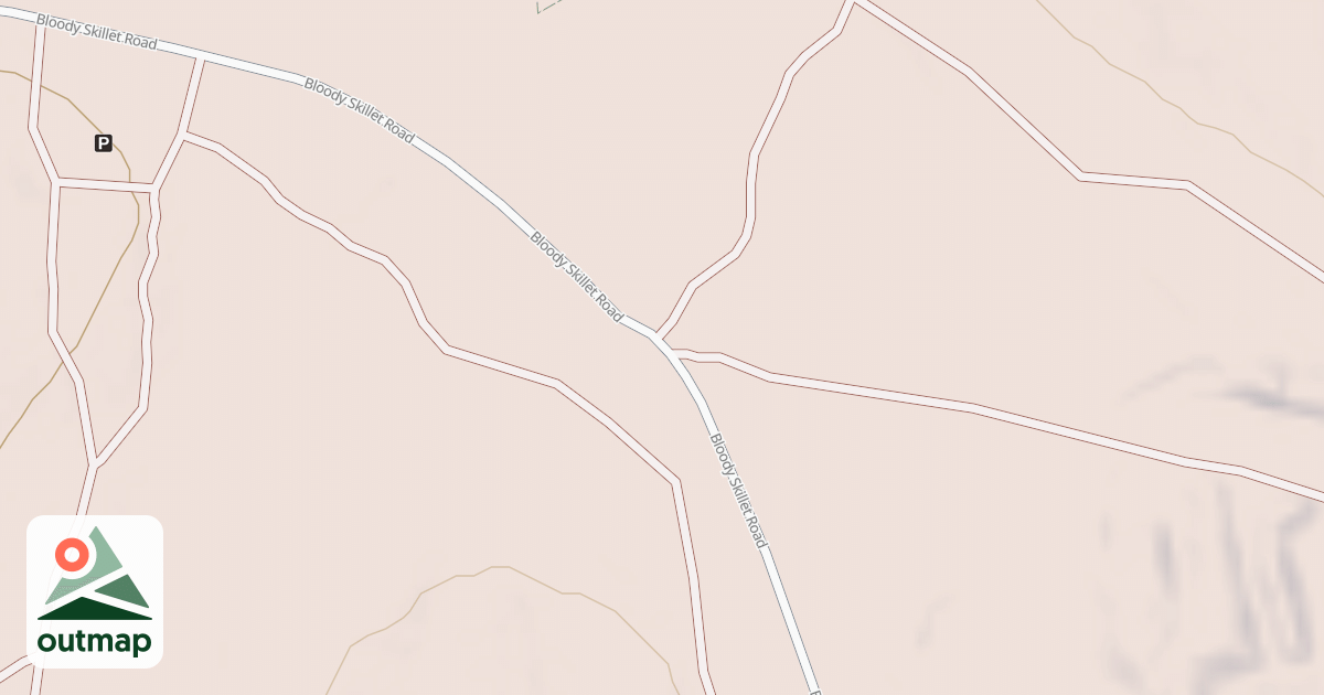 Map of Bloody Skillet ATV Trail
