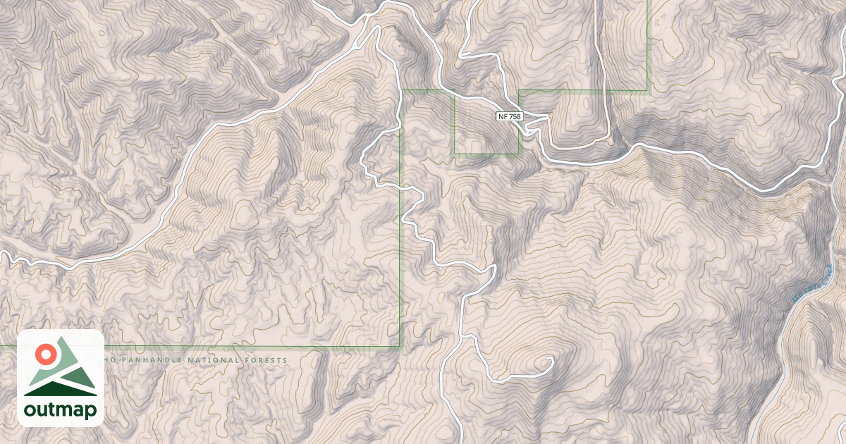 Map of LITTLE BEAR CREEK
