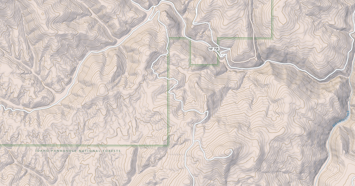 Map preview of LITTLE BEAR CREEK