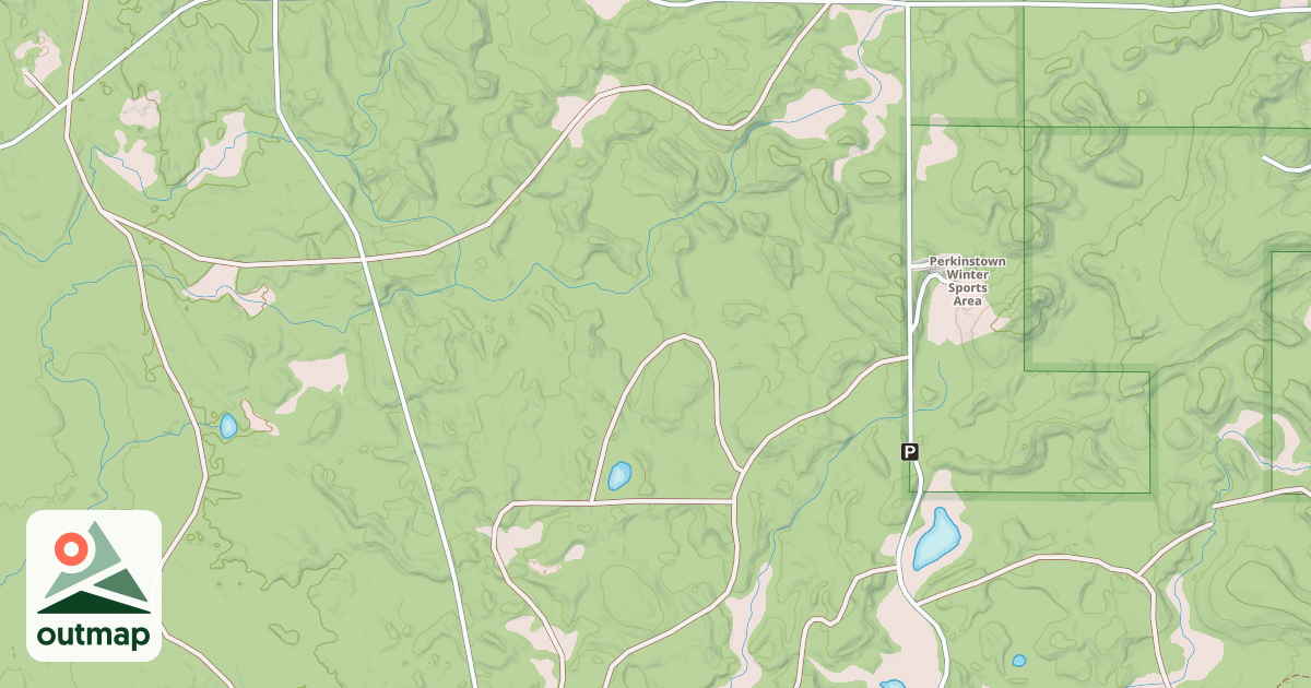 Map of USFS Motor Vehicle Use Map Trails 12891
