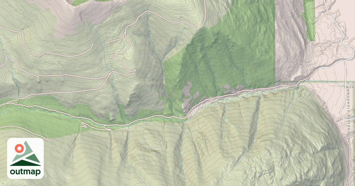 Map of TROUT CREEK