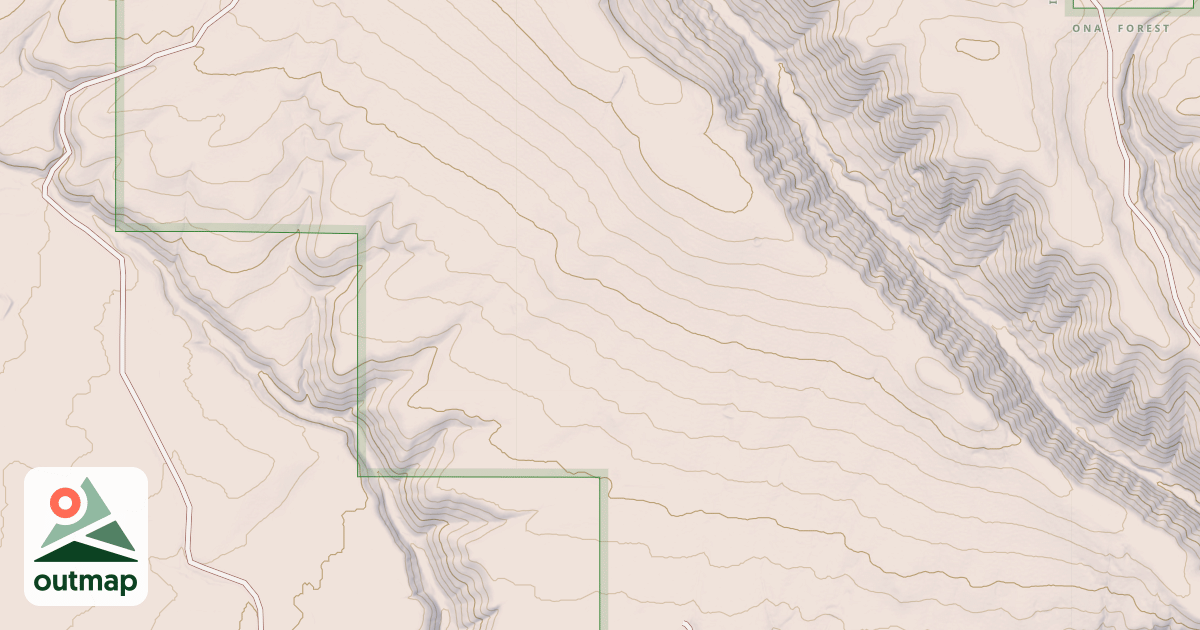 Map of BATTLE CREEK SPUR 2D