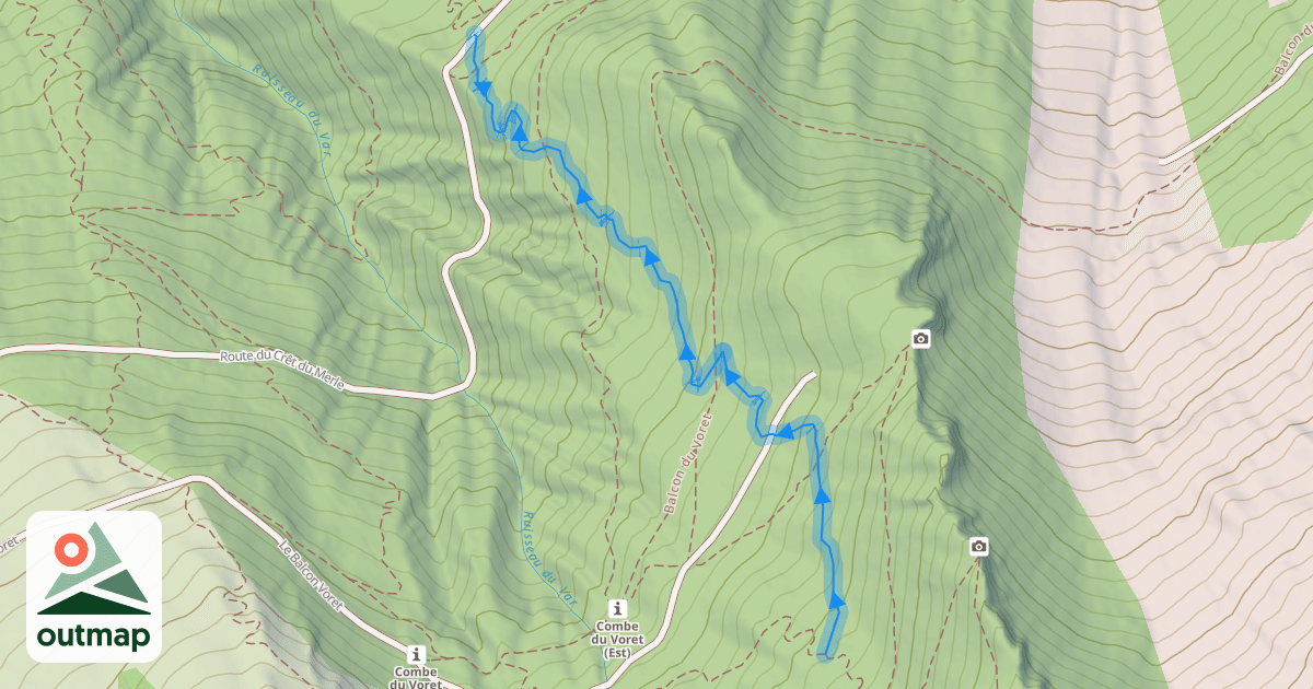 Map of VTT Enduro des Encarnes N°15