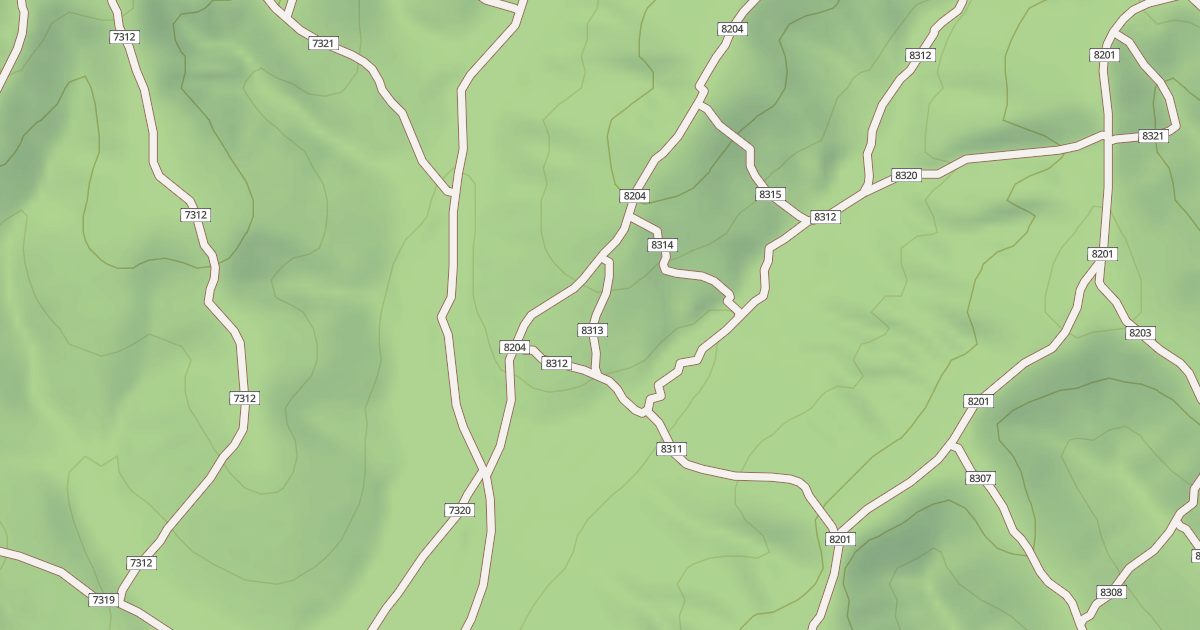 Map preview of USFS Motor Vehicle Use Map Trails 19767