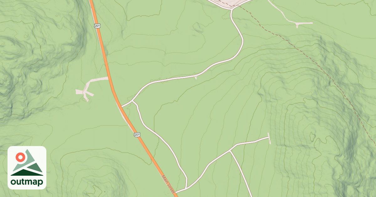 Map of Maine Statewide ATV Trails 243