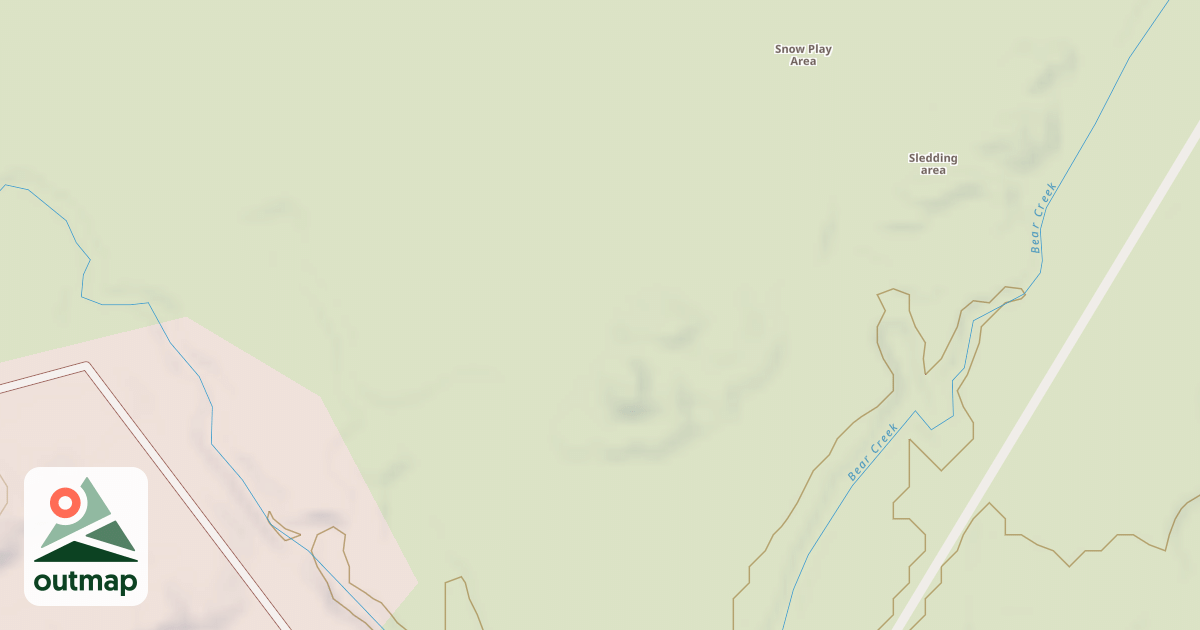 Map of Tubing Hill
