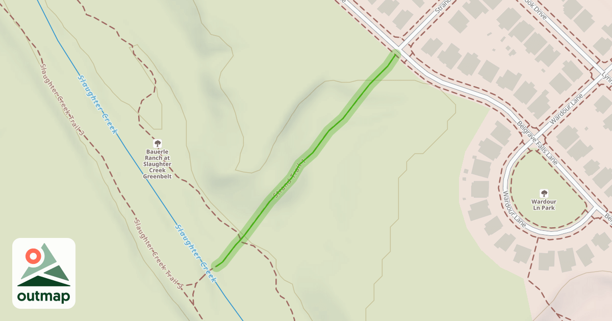 Map of Strand Trail 1