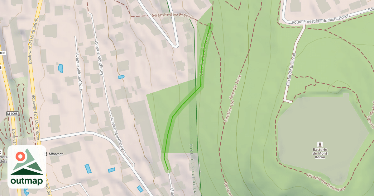 Map of Chemin des Écoliers