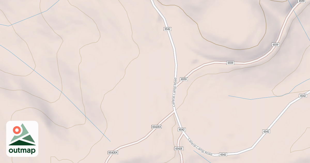 Map of CENTRAL CAMP T5