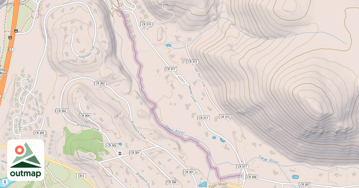 Map of Swan's Nest