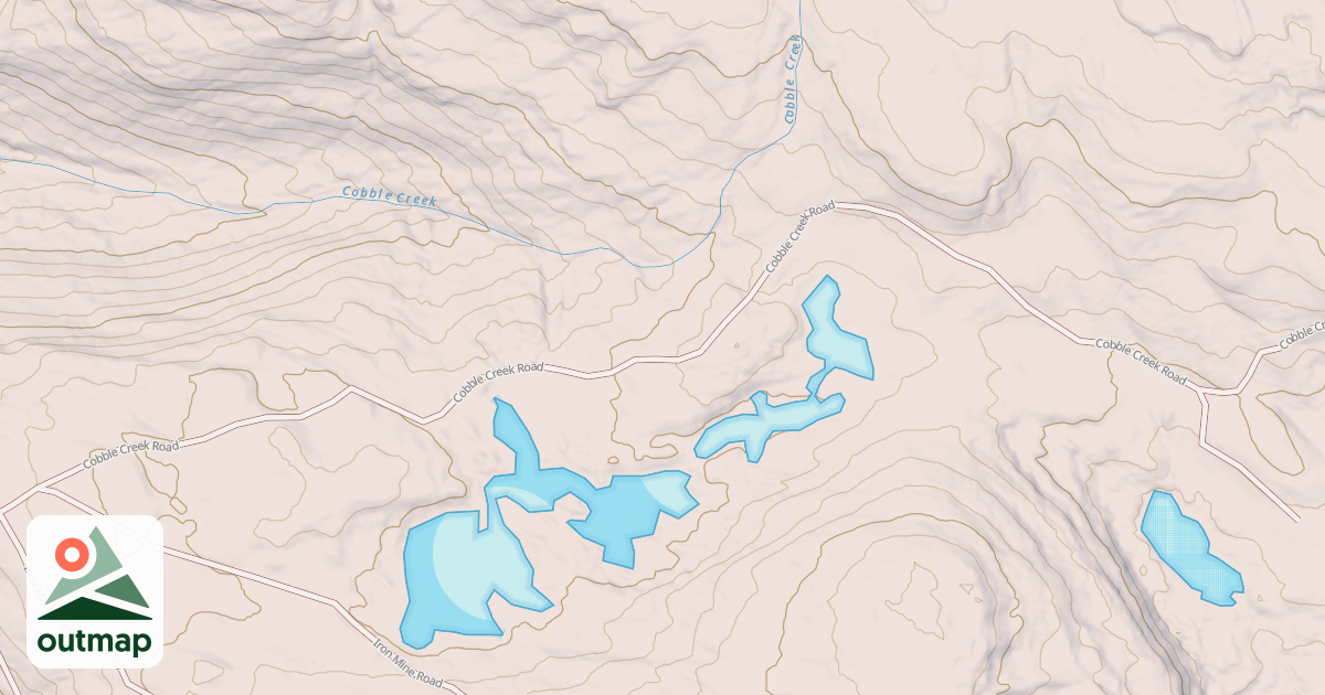 Map of COBBLE CREEK