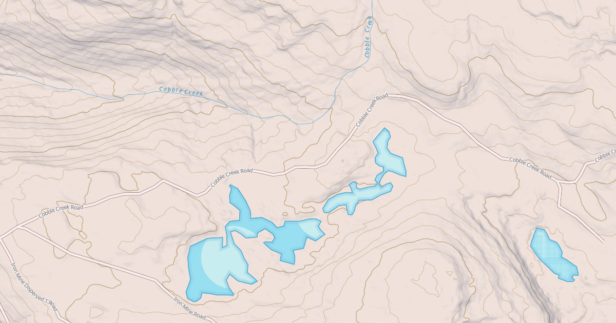 Map preview of COBBLE CREEK
