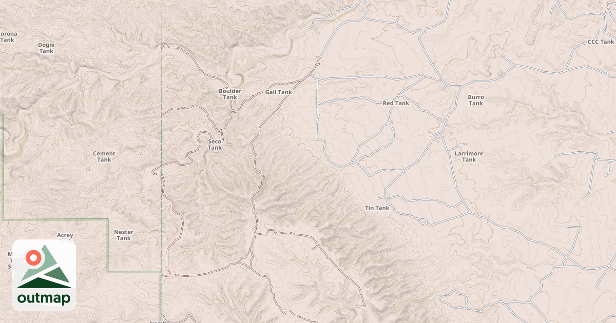 Map of BLM National GTLF Public Motorized Roads 407c4116-8e45-4dcd-8296-8425d5f55b85