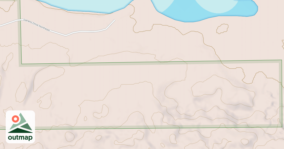 Map of DANENS DRIVE SPUR D