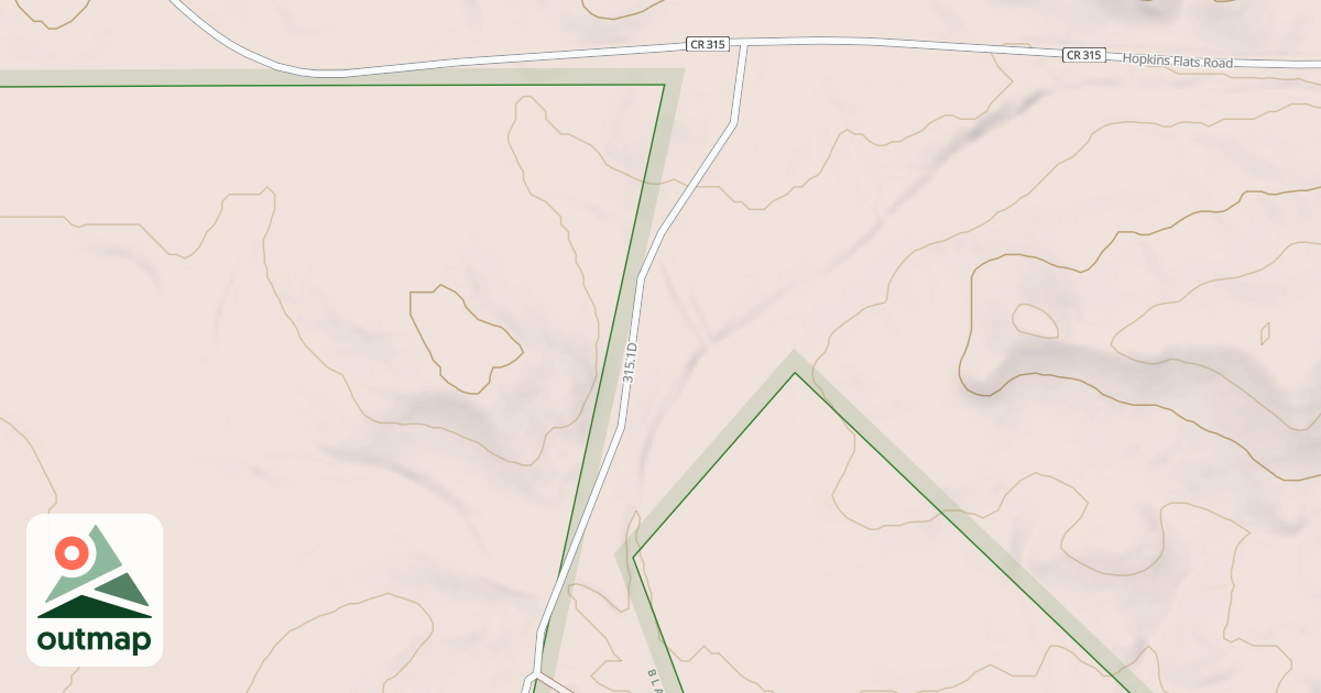 Map of HOPKINS FLAT BR 1D