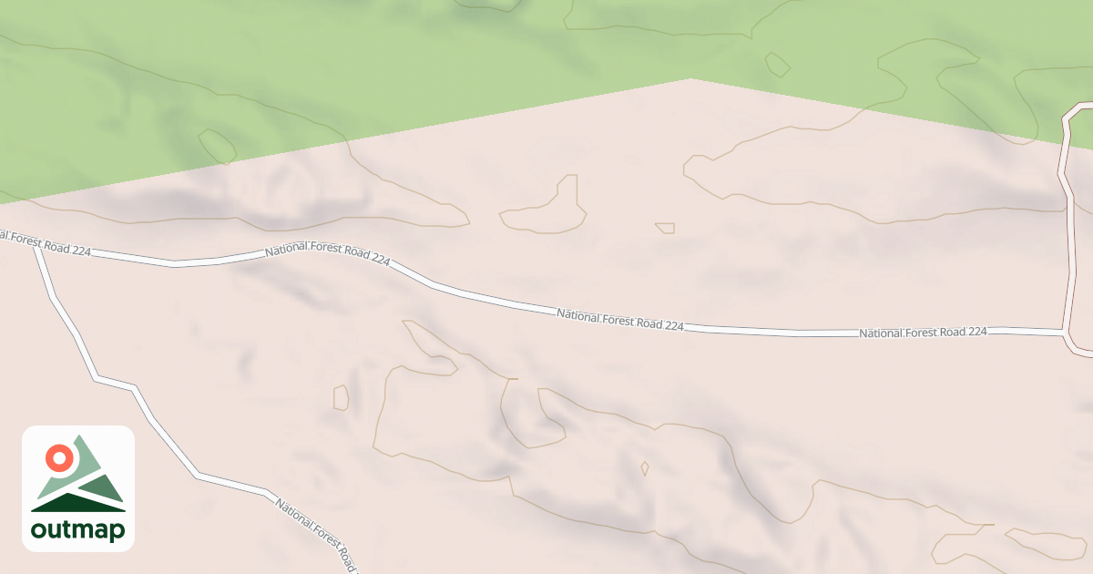 Map of USFS National Forest System Roads {95F8DE62-0F82-4A35-B4E3-4F6D3CF2A58F}
