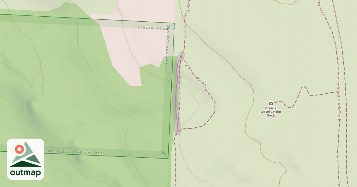 Map of Jerry Smith Park Trail